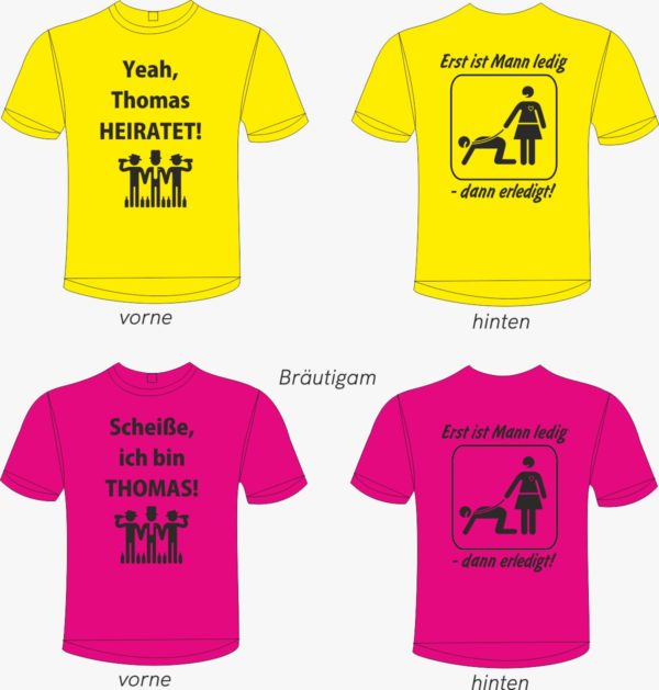 Herren Polter BIO-Shirt Erledigt – Bild 2