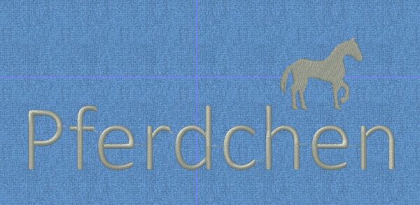 Pferdchen Handtuch bestickt