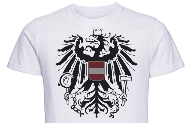 Österreich T-Shirt "Granit" Vintage mit Brustdruck – Bild 3